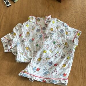 Roller Rabbit Woman’s Birthday Bonanza Polo Pajama set. Medium